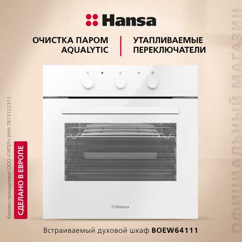 Духовой шкаф Hansa BOEW64111