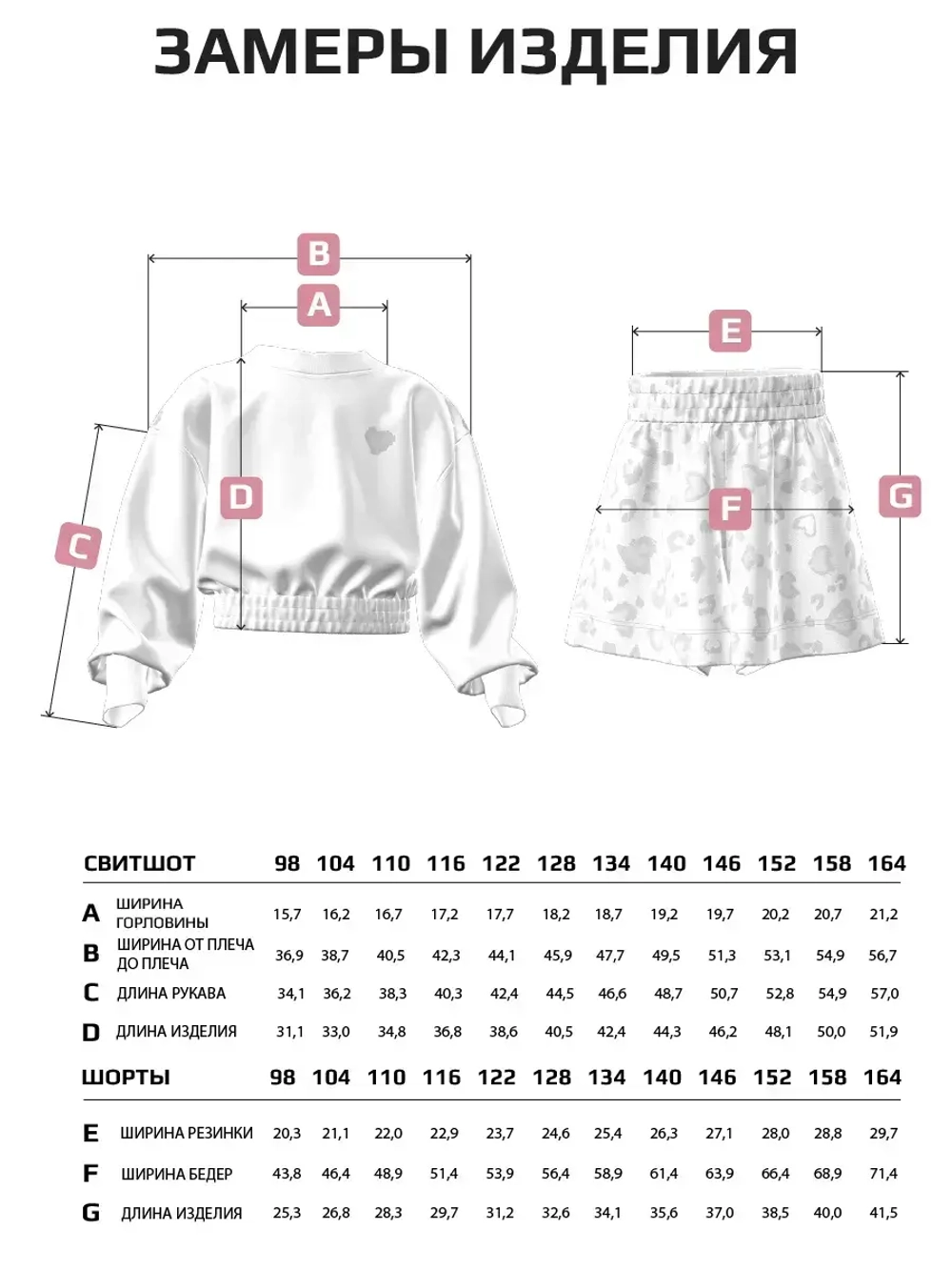Летний костюм детский