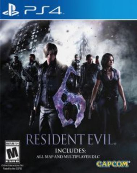 Resident Evil 6 (INCLUDES ALL MAP & DLC) (диск для PS4, интерфейс и субтитры на русском языке)