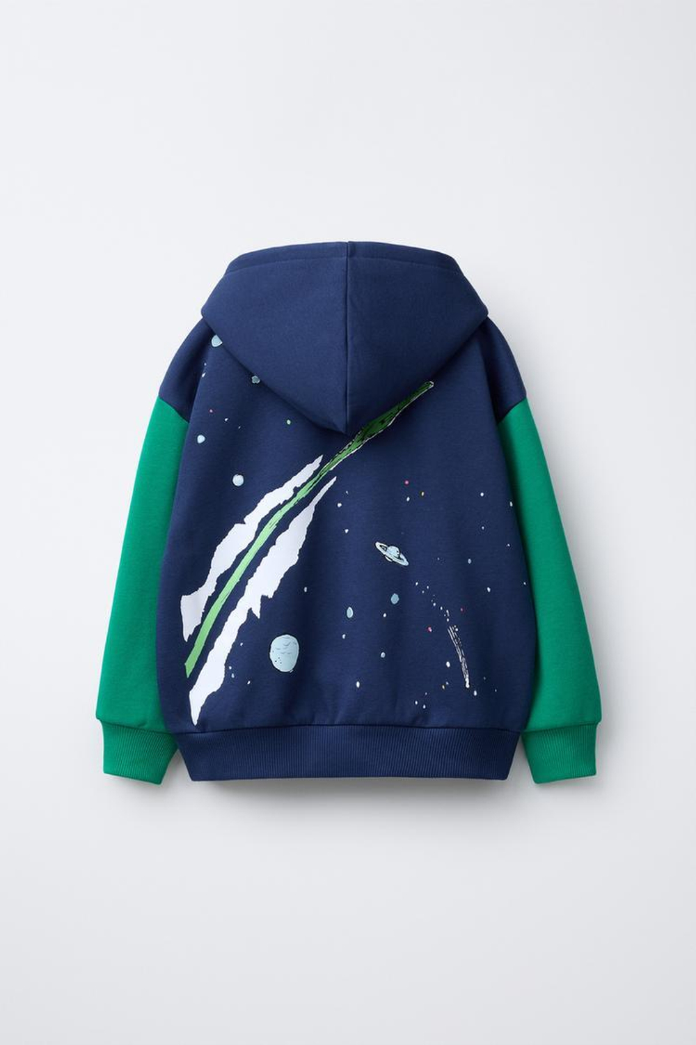 ZARA ХУДИ THE ENORMOUS CROCODILE ROALD DAHL ©, СИНИЙ