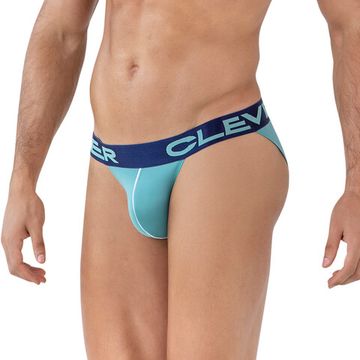 Мужские трусы танга бирюзовые Clever Moda MENTE BRIEF 161818