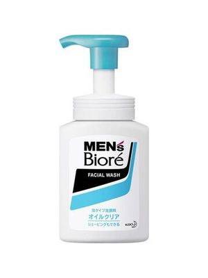 Biore Mens Мужская пенка для умывания и бритья с ароматом ментола ,профилактика акне, 150 мл.