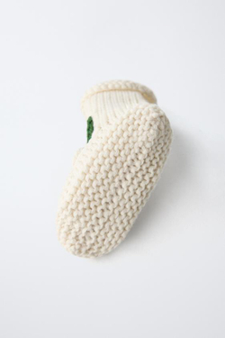 ZARA ВЫШИТЫЕ ПИНЕТКИ, ЭКРЮ