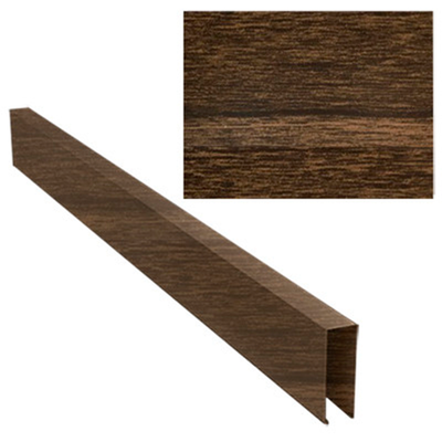 Кубообразная рейка Cesal  база 3 см. высота : 5 см. Орех 755