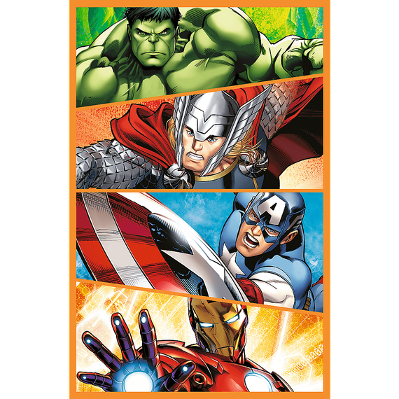 Puzzles - &quot;3x80&quot; - Days full of action / Disney Marvel The Avengers_FSC Mix 70%