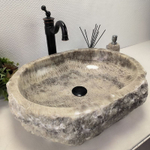 Раковина из оникса Erozy Grey EO-62219 54*43*16 0094