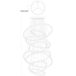 Подвесная люстра Arte Lamp ARKANE