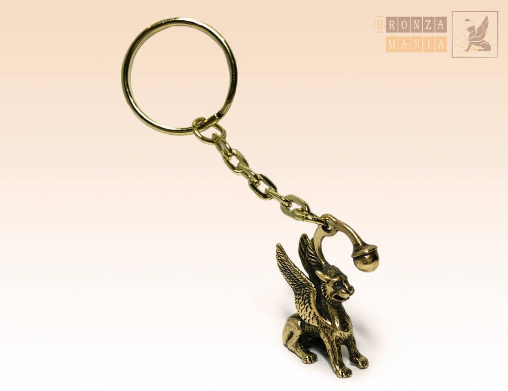 брелок Грифон с фонарем средний