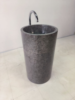 Раковина напольная из мрамора Silinder MN-63225 50*50*90