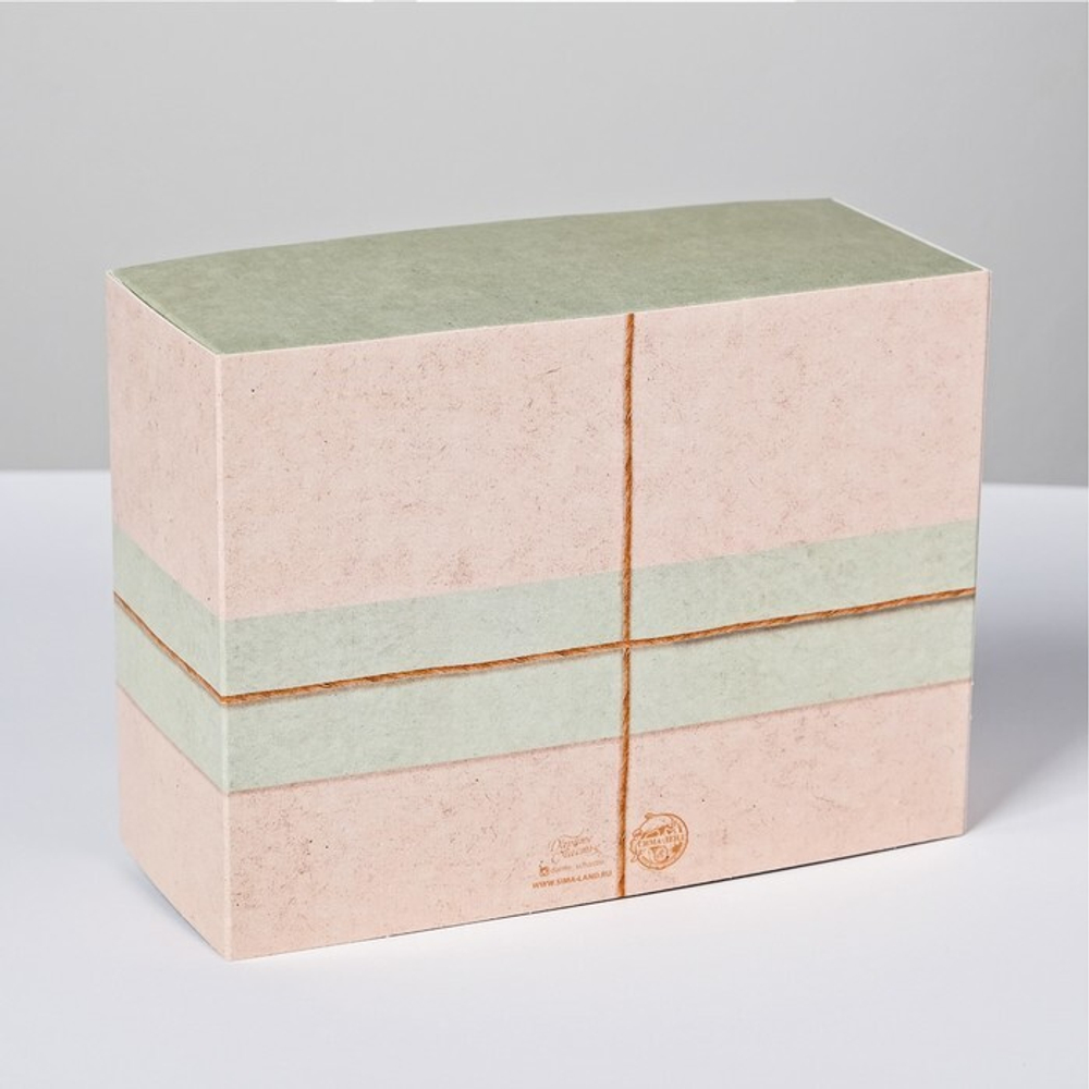 Коробка складная «Эко стиль», 20 × 15 × 8 см