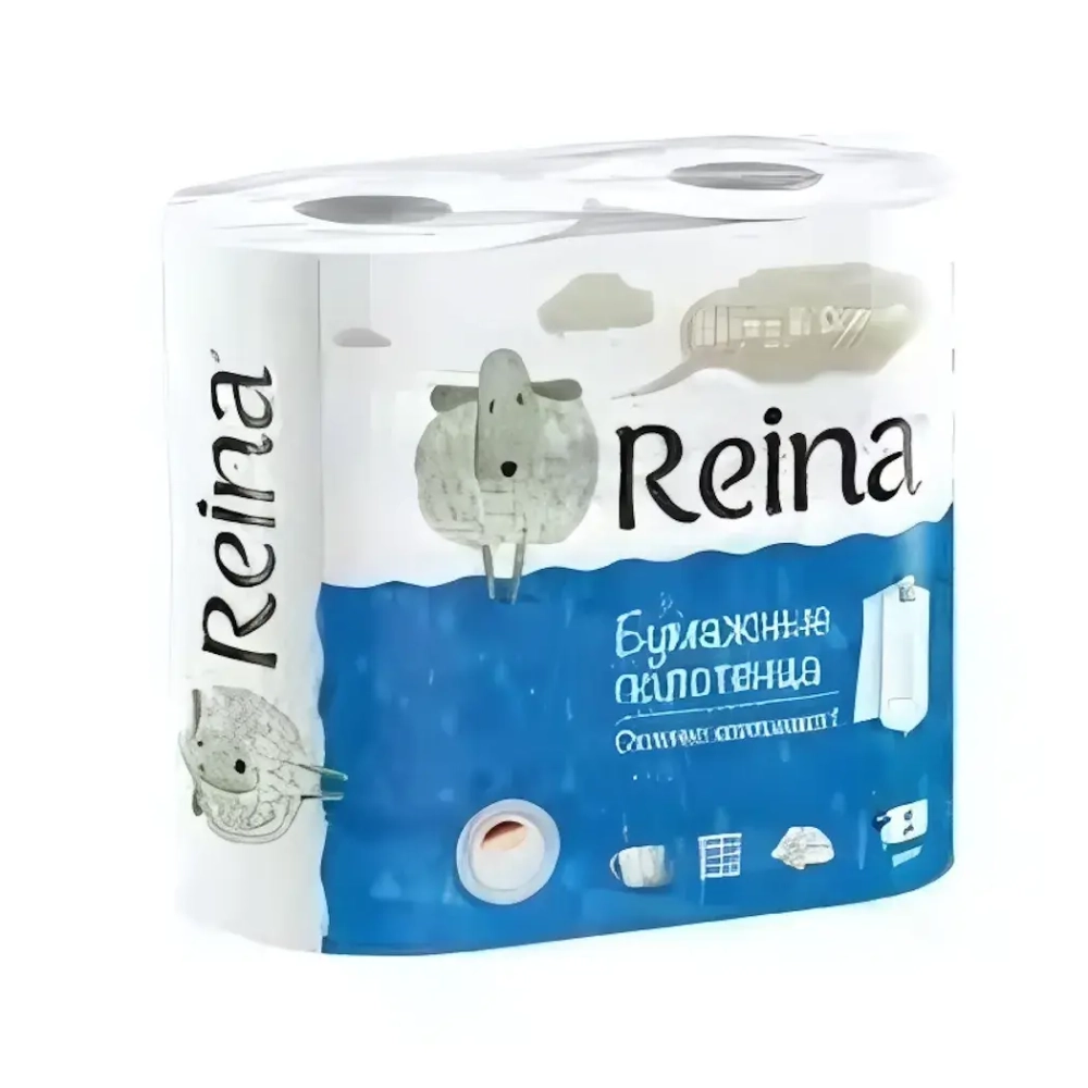 Полотенца бумажные REINA 2сл., 2 шт.