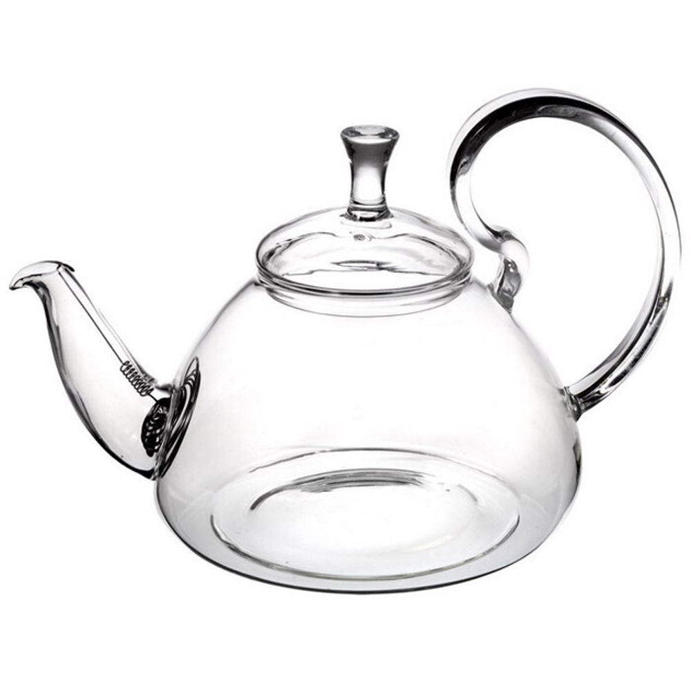 237001 Чайник "Георгин" 600 мл, с пружинным ситом, стекло