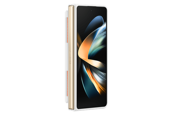 Чехол Samsung Silicone Grip Cover with Strap для Z Fold 4 (EF-GF936TWEGRU) белый