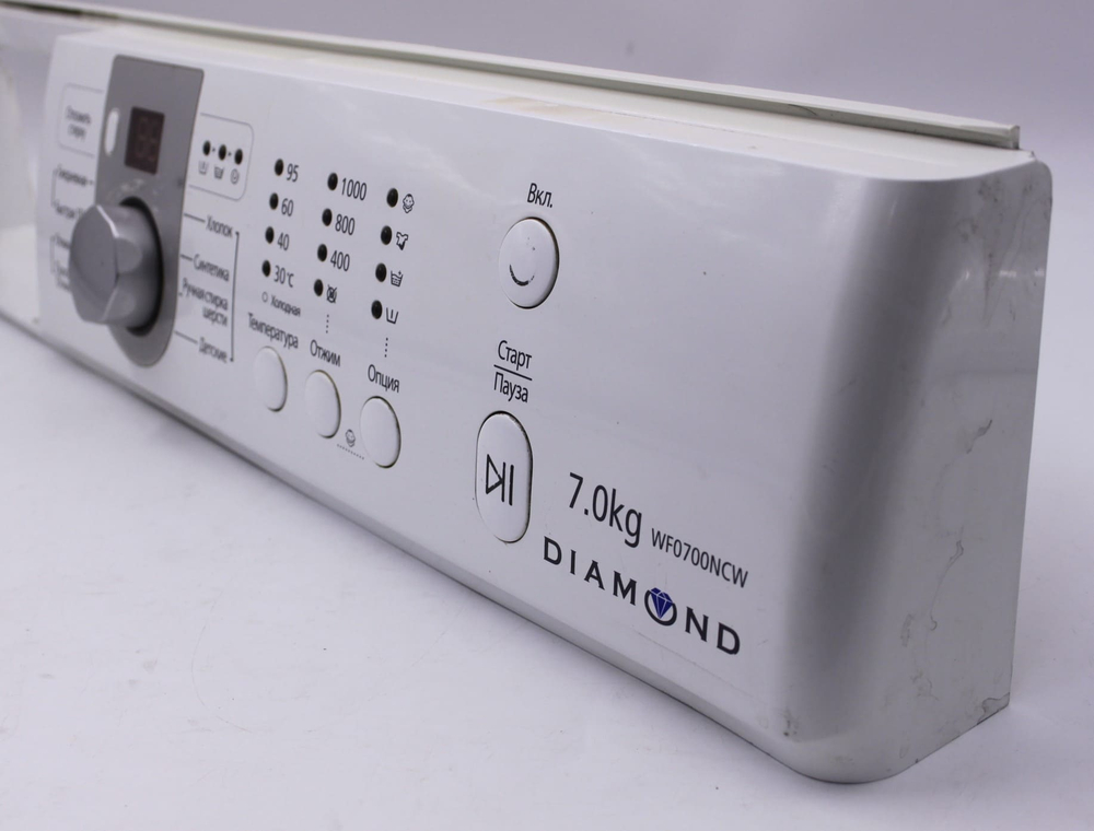 Модуль управления стиральной машины Samsung WF0700NCW (В сборе с пластиком)