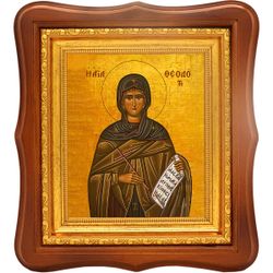 Феодотия Азийская преподобная. Икона на холсте.