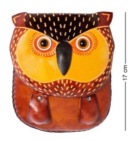 GAEM Art BL-03/3 Сумочка кожаная «Сова»