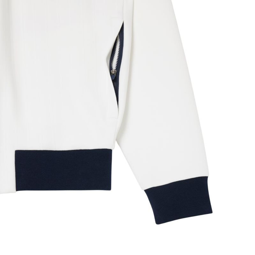 Куртка теннисная Lacoste Tennis Heritage Ultra Dry - white/navy blue