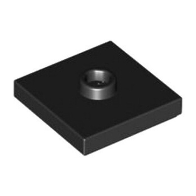 Lego 50шт Плитка 2x2 с пазом и 1 шпилькой в центре (черный) 87580-4565323