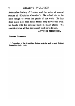 Creative Evolution | Henri Bergson