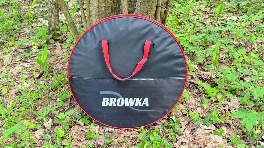 Садок круглый BROWKA для карповой рыбалки (с нижней молнией)