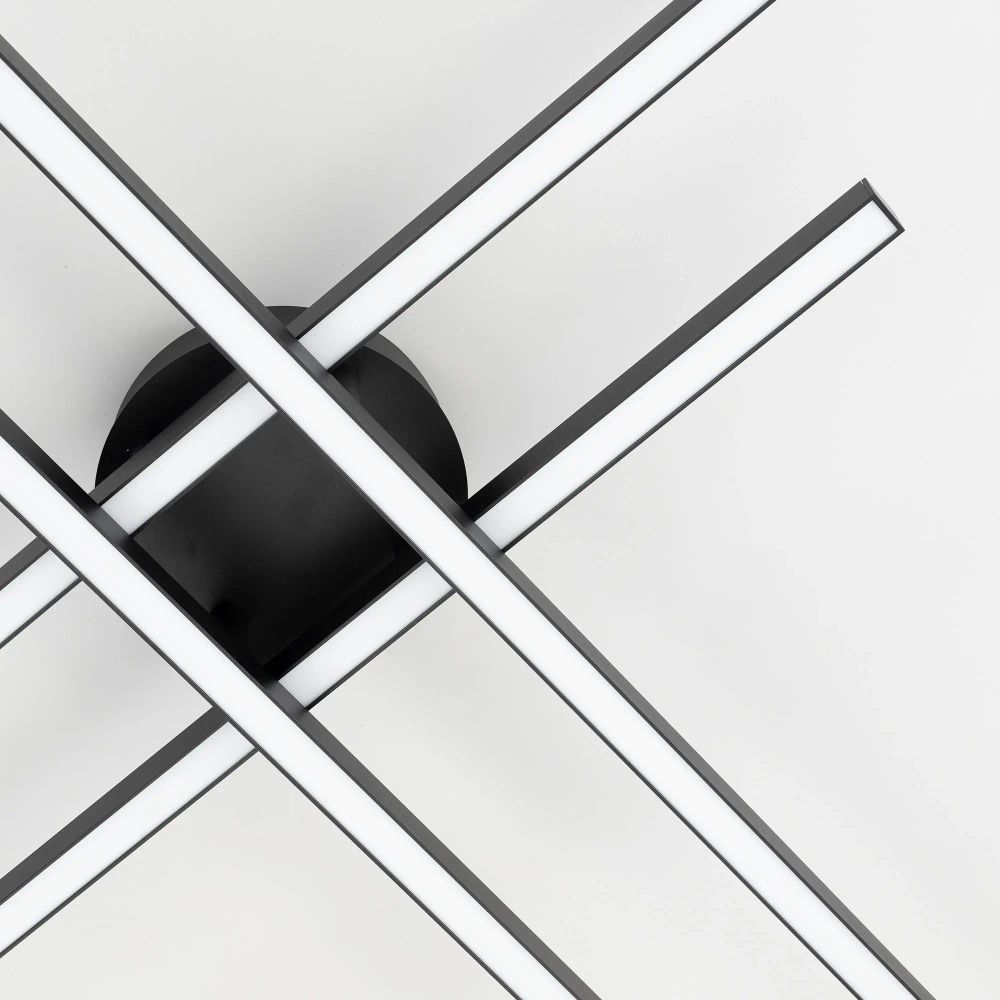 Citilux Стиг CL203141 LED Люстра потолочная с пультом Чёрная