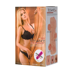 Реалистичный мастурбатор-вагина 16см с вибрацией телесного цвета Kokos Elegance.001