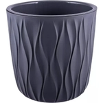 Горшок для цветов с дренажной вставкой Desert 3,6л (d182, h177мм)(серый)