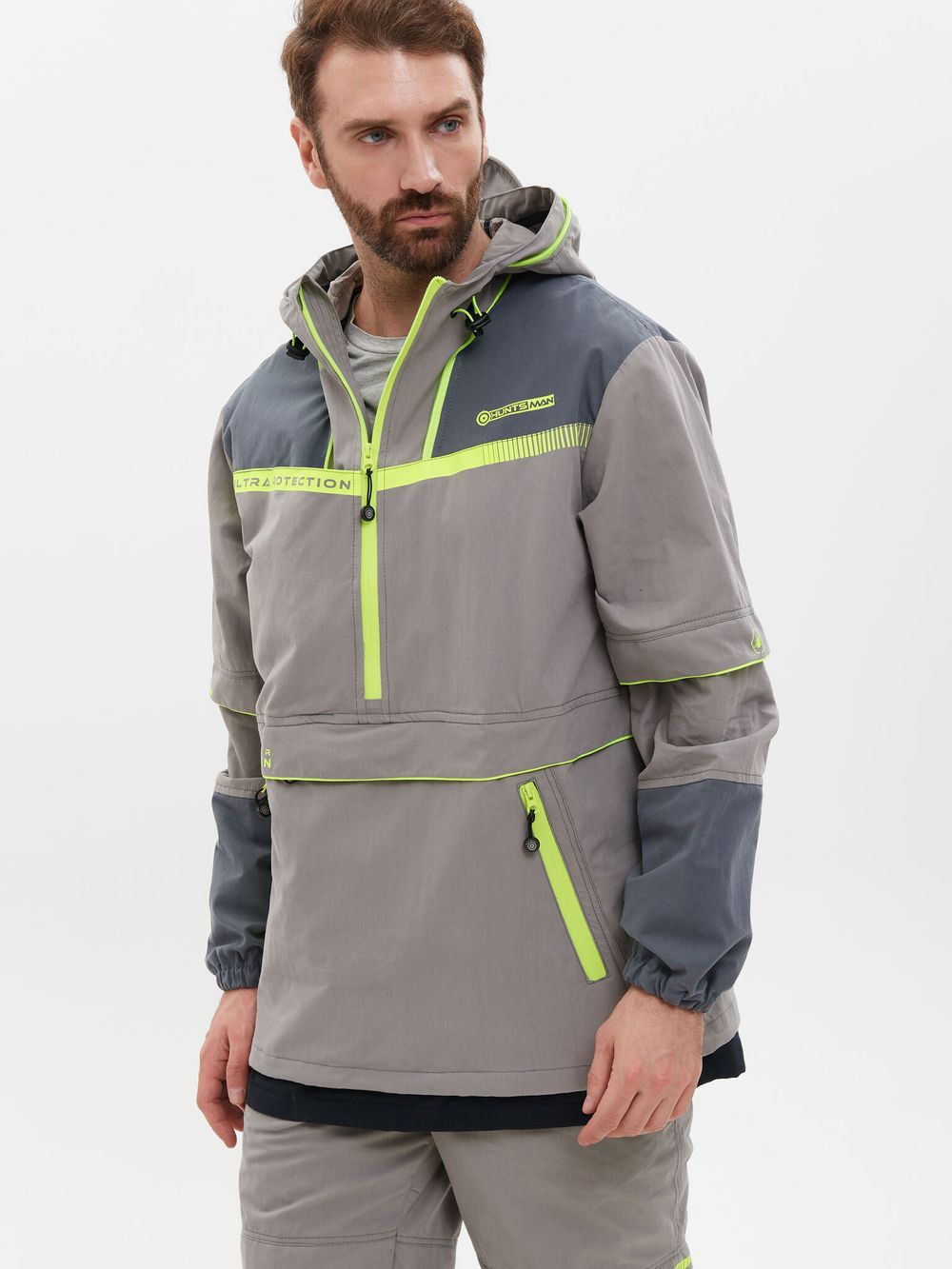 Костюм летний Антигнус-Премиум ткань Ravena Peach Wash цвет Серый