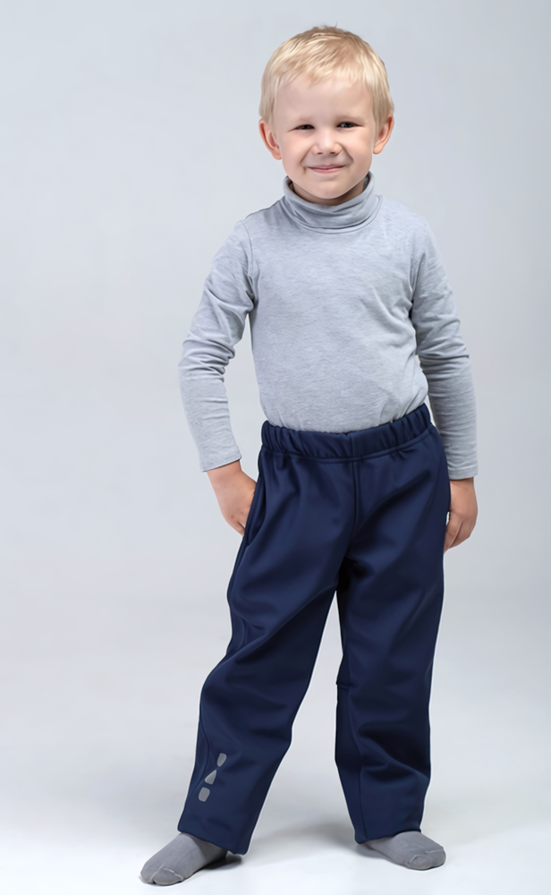 Брюки Softshell р.104 т.синий ( Smail)