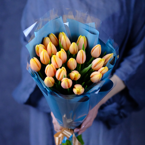 Купить Букет тюльпанов "Mango Charm" 25 шт.