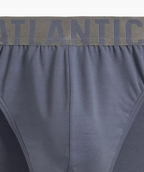 Мужские трусы слипы спорт Atlantic MP-1574, Pima cotton, серый