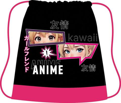 Сумка для сменной обуви цветная, ткань, дизайн 420/340 "Взгляд 2025" (Пчелка)