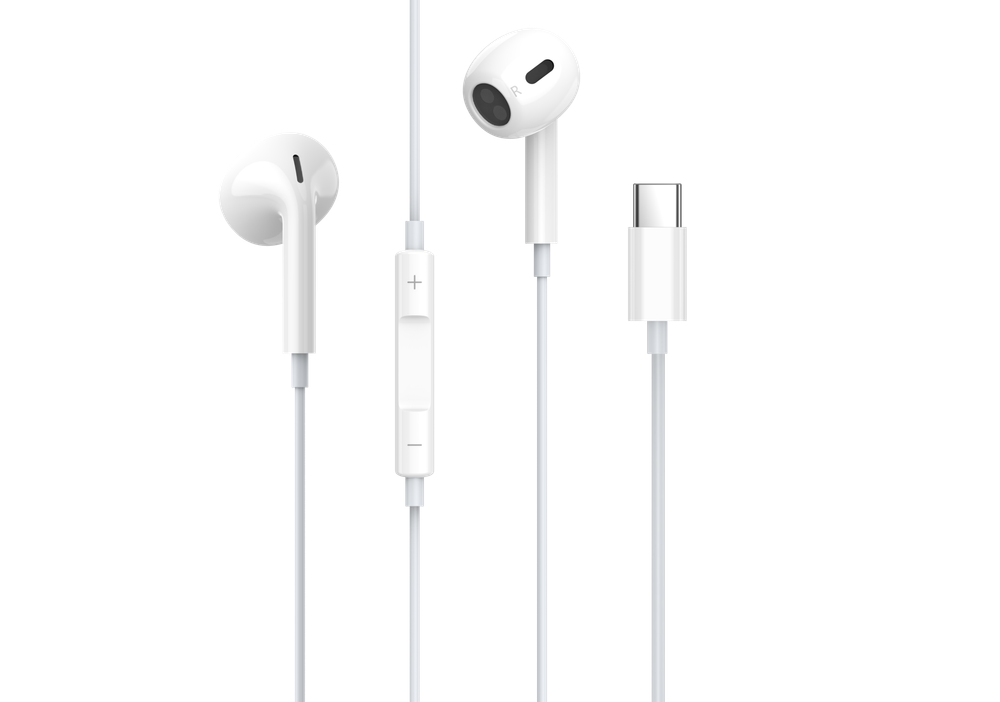 Наушники проводные JELLICO EP4A Type-C (White)
