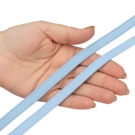 Ворсовая тесьма для корсетных пластин голубое небо