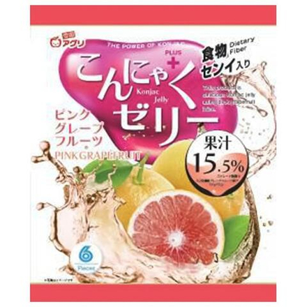 Желе “Yukiguni Aguri” порционное Конняку со вкусом грейпфрута (16г х6шт) 96г