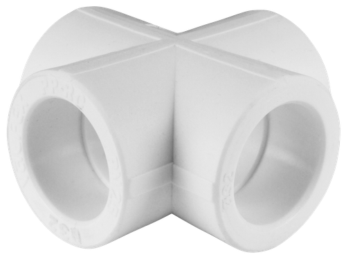 Крестовина PP-R белая внутренняя пайка Дн 20 VALFEX 10118020