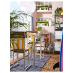 Стол + 2 стула + табурета - FURUÖN / FURUОN IKEA/ ФУРУОН  ИКЕА, 56х75 см, коричневый/черный