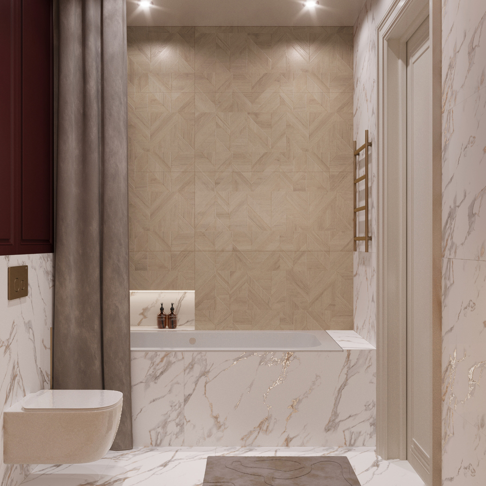 Керамогранит, Arcadia Ceramica, CALACATTA GOLD, 1200x600 мм, карвинг