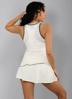 Женский топ RS Performance Tank - Mesh Court White/Court Green (232W004608/011)
