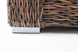 "Капучино" диван из искусственного ротанга (гиацинт) двухместный, цвет коричневый