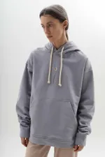 Худи Гербарий Warm Ромашка Лиловый