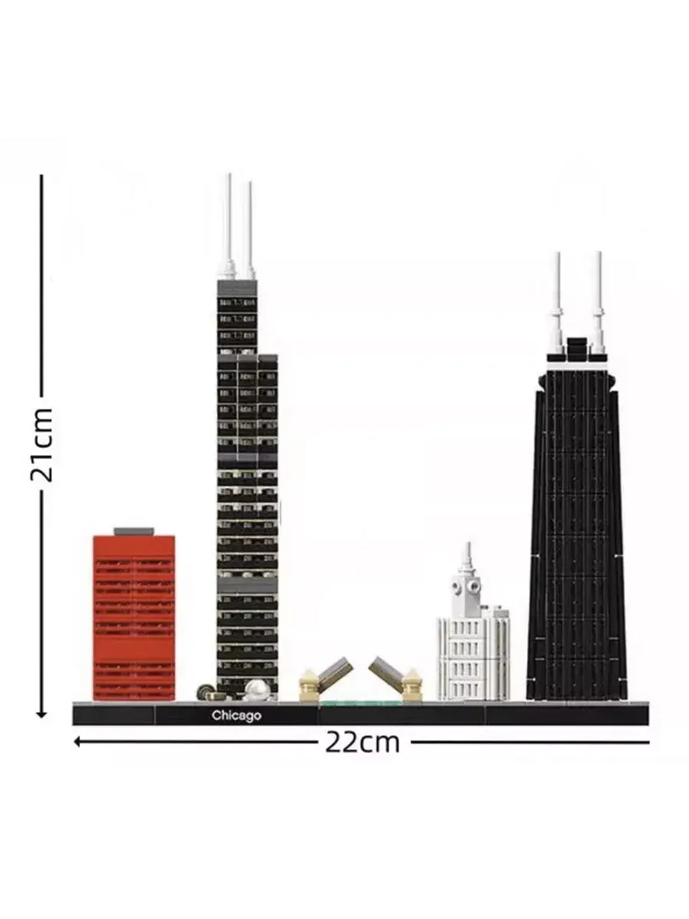 Конструктор Архитектура Чикаго 444 детали 1033