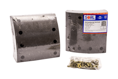 Накладка тормозная, к-т 8шт+заклепки 64шт 420x203 STD SAF (19477) SORL