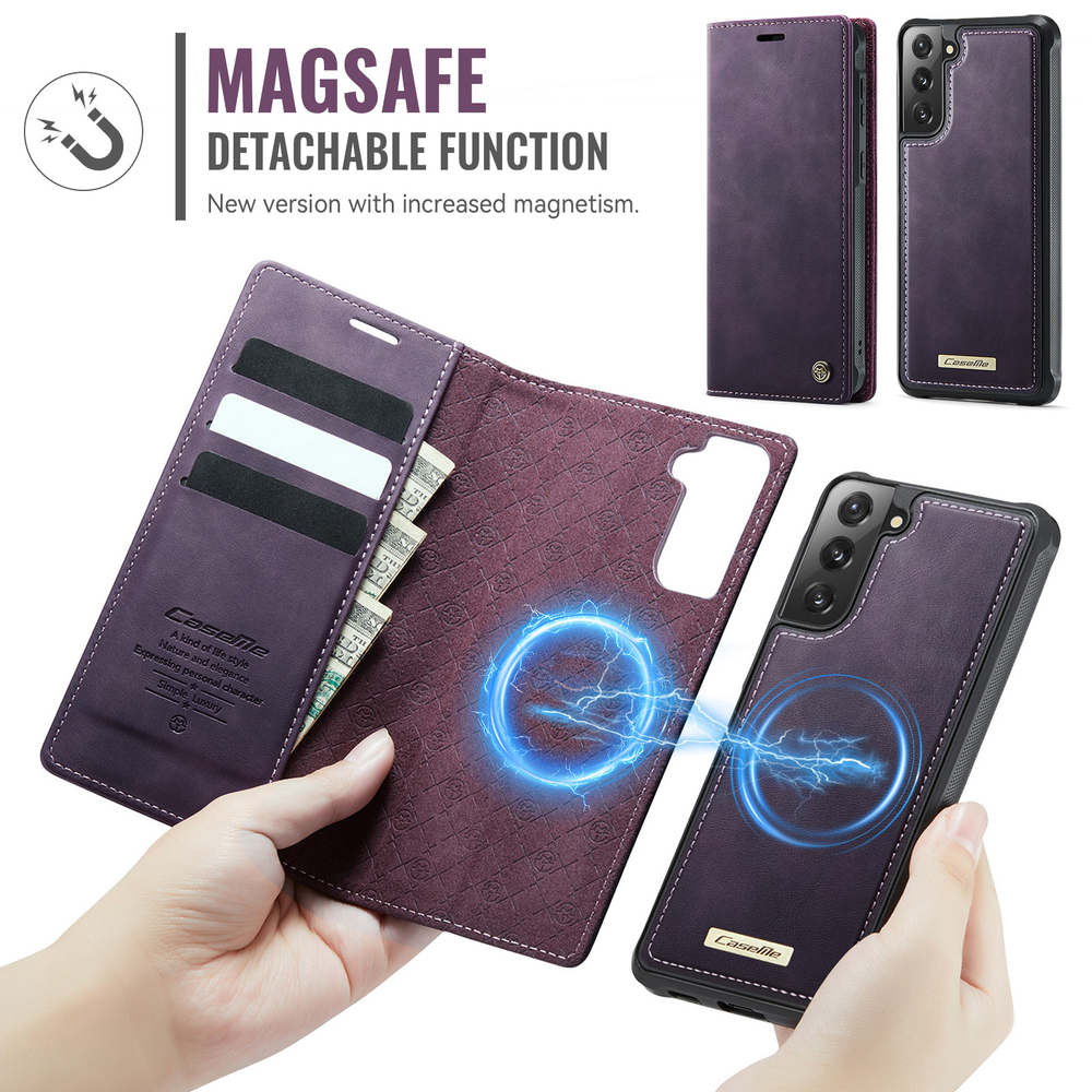 Чехол-кошелек CaseMe 2 in 1 MagSafe Samsung Galaxy S21 FE