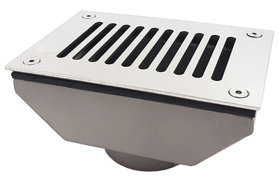 Забор переливного лотка под плитку AISI 316