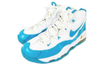 Nike Air Max Uptempo 95 Blue Fury non-slip shock absorption high-top retro basketball shoes men's blue and white