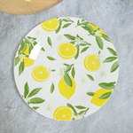 Тарелка обеденная 23см Лимоны