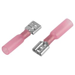 Разъем плоский ЭРА NO-225-43 термоусаживаемый РпИм-Т 1.25-250 изолированный «розетка» упаковка 10 шт | Наконечники слаботочные