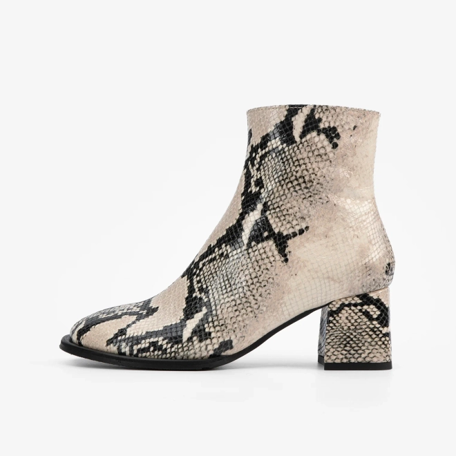 Ботильоны Inga Snake Milky