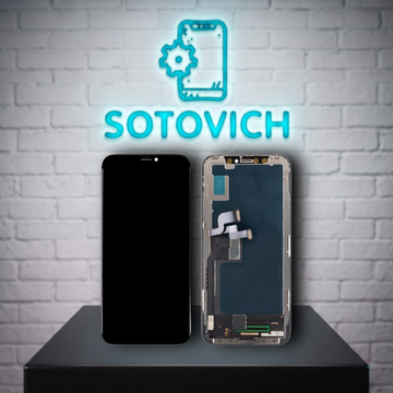 Дисплей для iPhone X (A1865/A1901) в сборе с тачскрином Черный - (In-Cell, HD+)